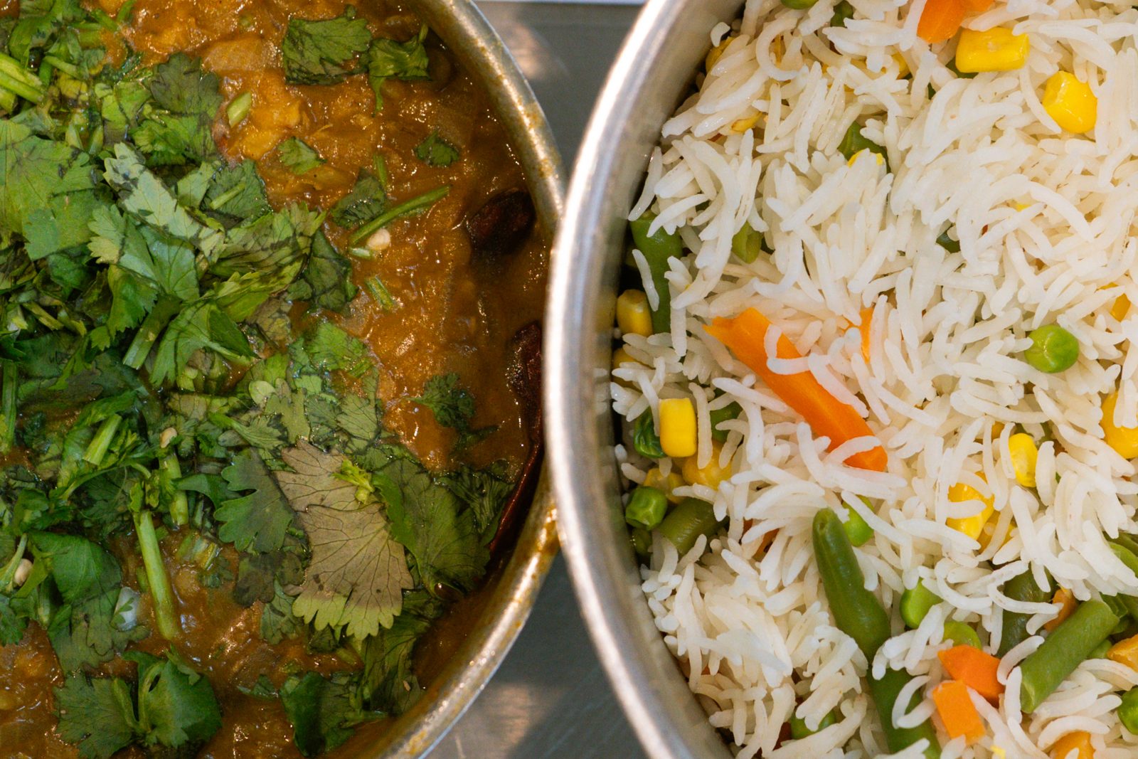 Set Meal for 2 on Friday 25th September: Bengali Chana Saag, Lal Sobuj Dal, amnd Vegetable Pilau