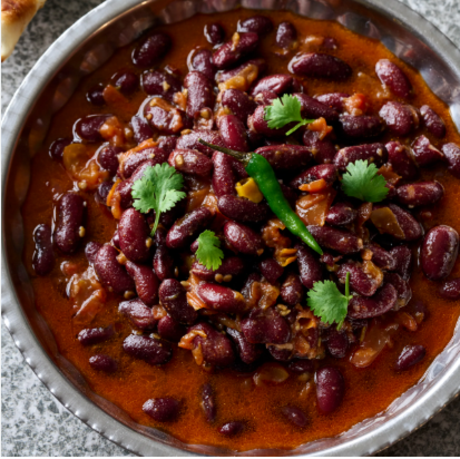 Gobi Sabzi, Lobia Masala, and Basmati Rice